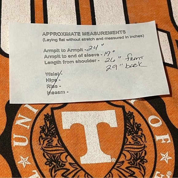 Royce Apparel Tennessee Orange Volunteers Vintaged Relaxed Fit Pullover Hoodie - Picture 10 of 10